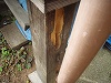 風雨のあたる建物外部の被害