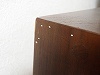 家具に開いた糞の排出口